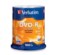 DVD VERBATIM 16X/4.7GB/120MIN~50 PCS & 100PCS