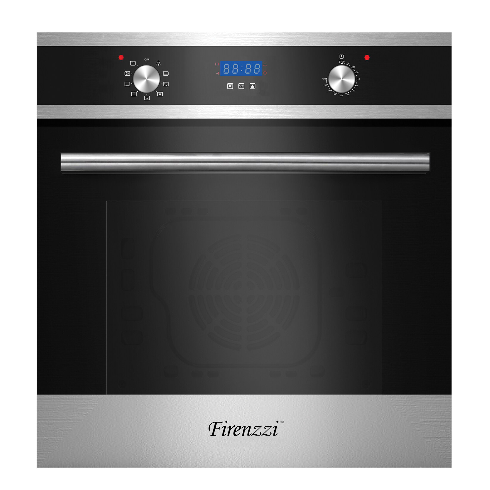 Firenzzi FBO-6068 XP Professional Built-in Oven with 1 Year Warranty (65 Litres & 10 Cooking Functions)