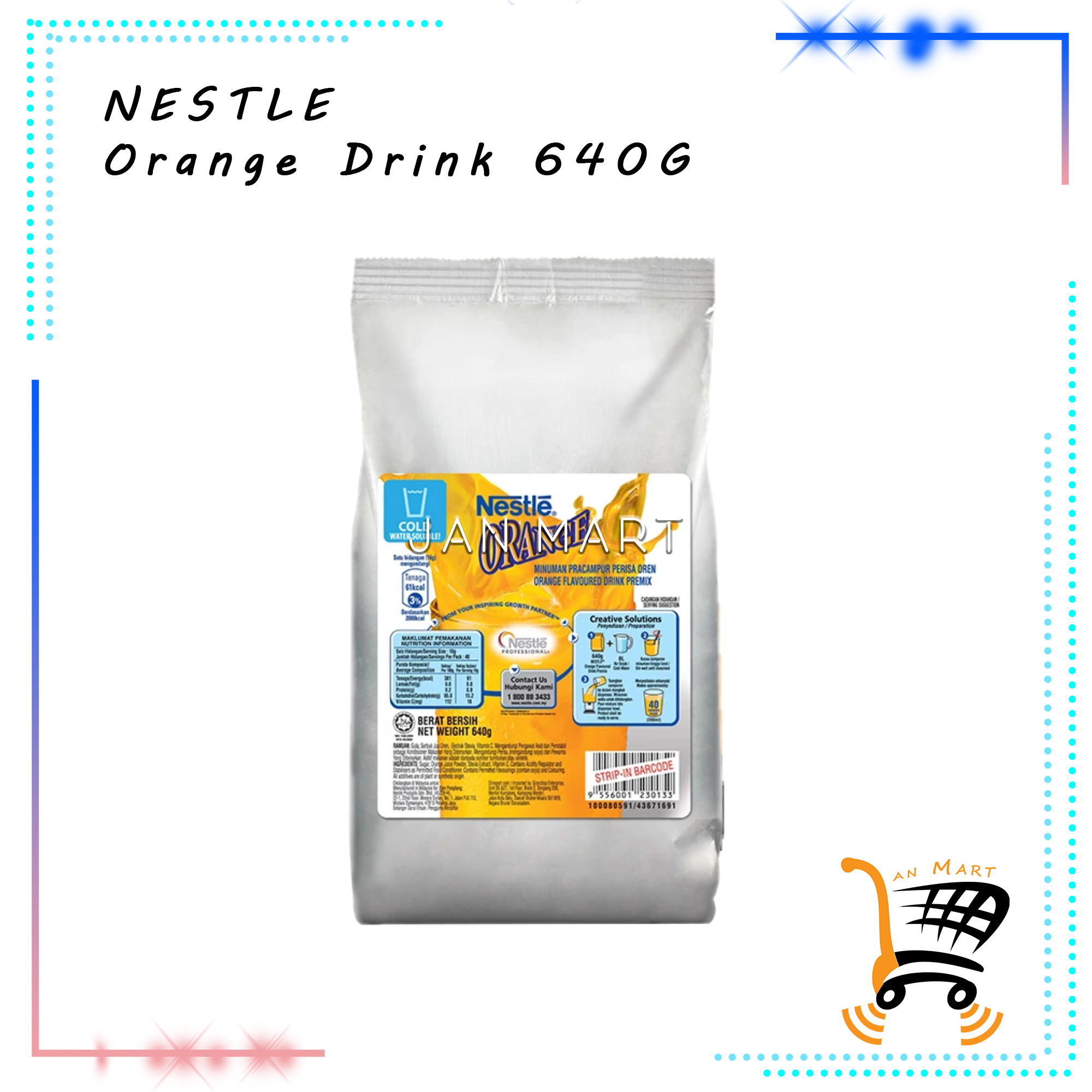 NESTLE Orange Drink 640G