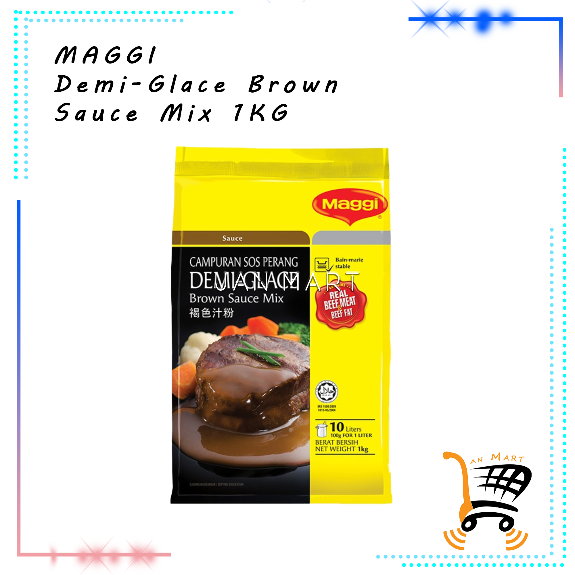 MAGGI Demi-Glace Brown Sauce Mix 1KG