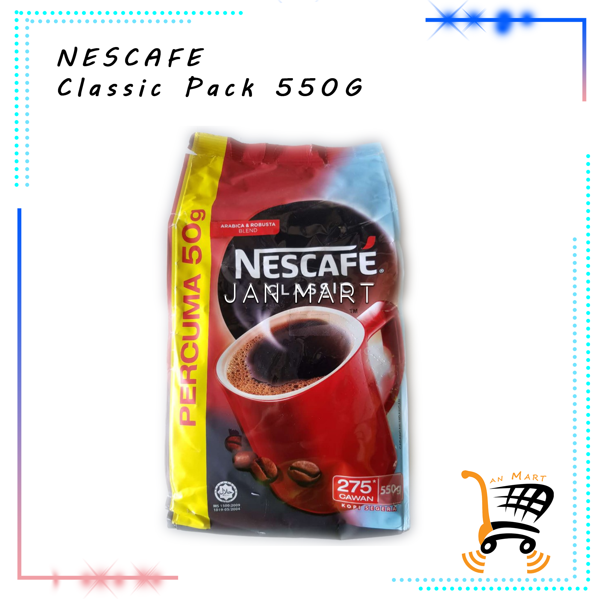 NESCAFE Classic Pack Refill Pack 550G