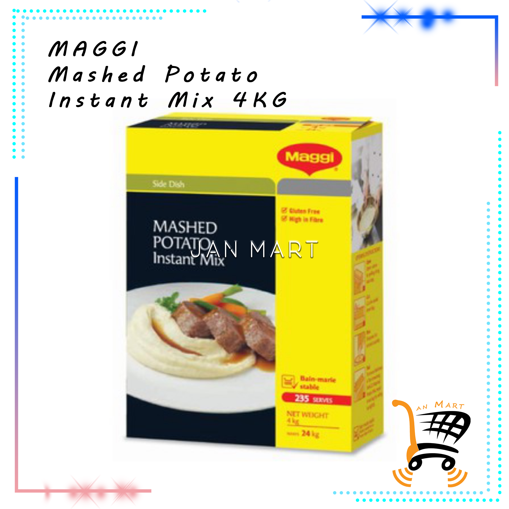 MAGGI Mashed Potato Instant Mix 4KG