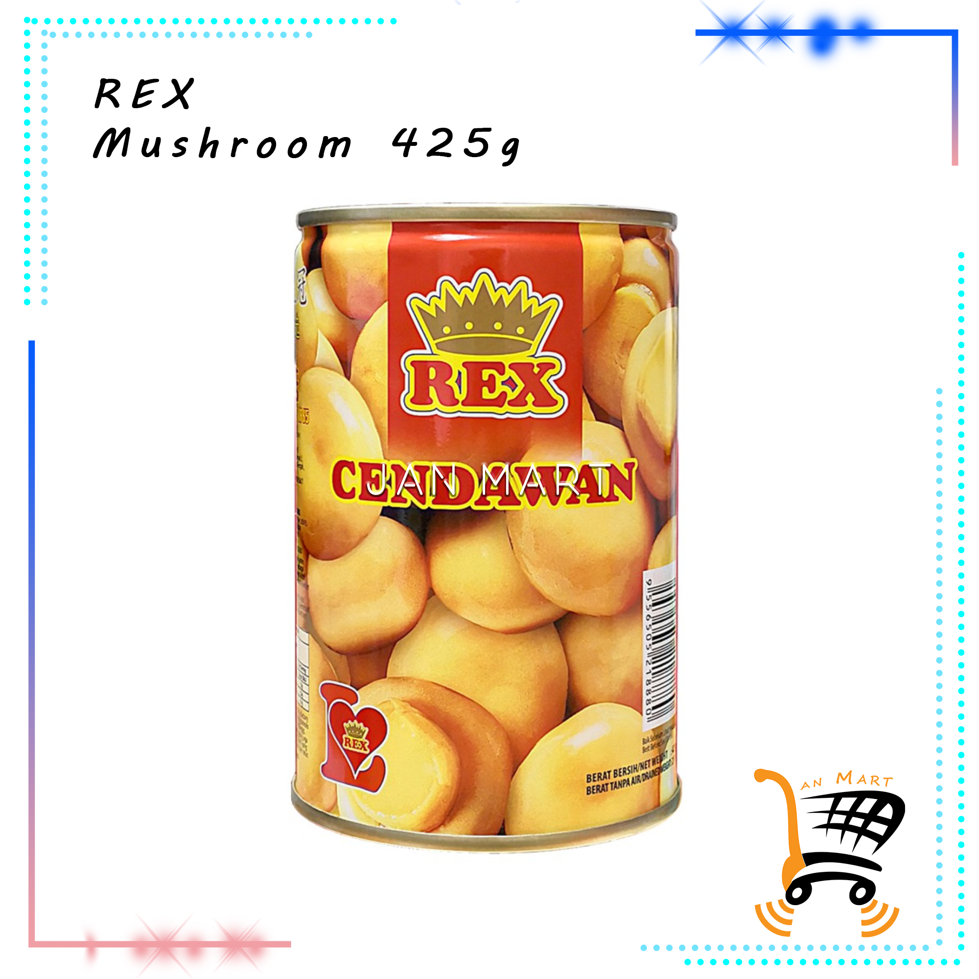 REX Button Mushroom 425G