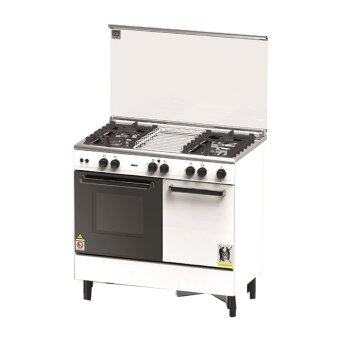 Zanussi ZCG942W Free Standing Cooker 4 Burners Electric Oven 4 Programs 62L