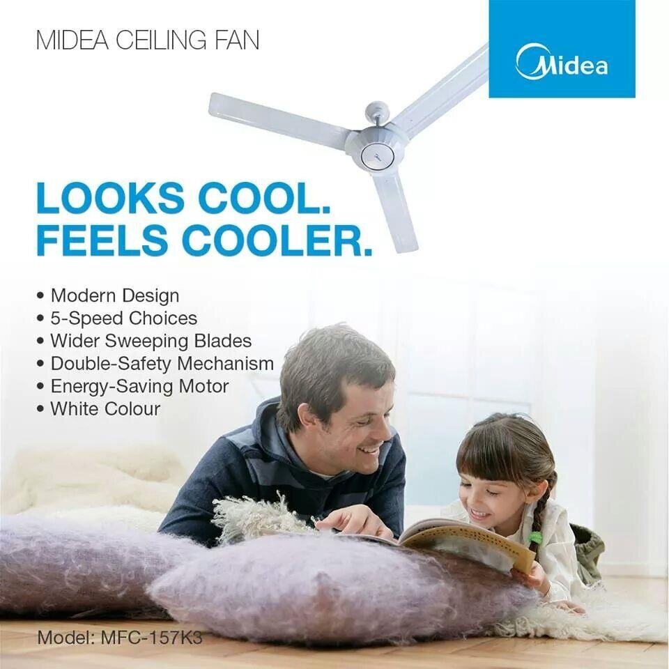 Midea Ceiling Fan Mfc 150a15 Lazada Malaysia Product Details Of Midea Ceiling Fan Mfc 150a15