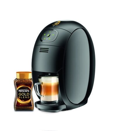 NESCAFe Gold Barista Machine Bundles (Red) with one NESCAFeGoldJar200g + one NESCAFe Refill Pack ...