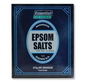 ESSENTIEL EPSOM SALTS 375G GRANULES FOOD GRADE X 2 packs ESSENTIEL EPSOM SALTS 375G GRANULES FOOD GRADE X 2 packs