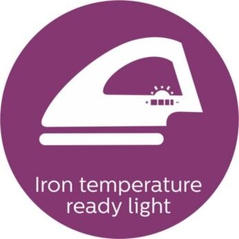 Iron temperature-ready light