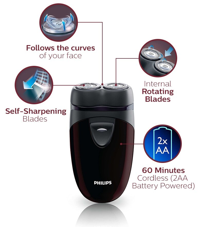 PHILIPS ELECTRIC SHAVER PQ206 ( PQ206/18 ) Lazada Malaysia