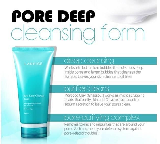 “Laneige Pore Deep Clearing Foam”的图片搜索结果