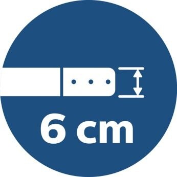 6 cm slim design to clean under low spaces