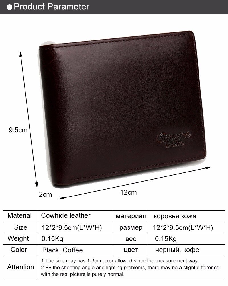 genuine leather men wallets leather man short wallet vintage coffee size of wallet photo