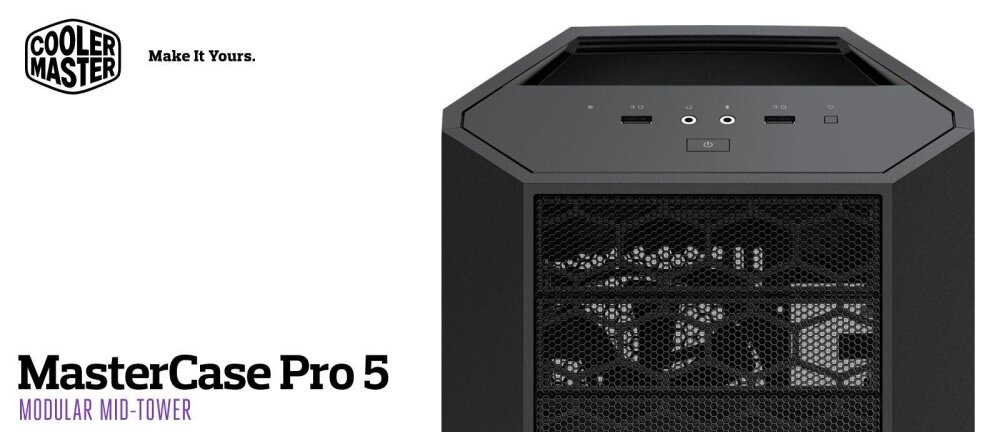 Cooler Master MasterCase Pro 5 Mid-Tower Case with FreeForm Modular System Cooler Master MasterCase Pro 5 Mid-Tower Case with FreeForm Modular System