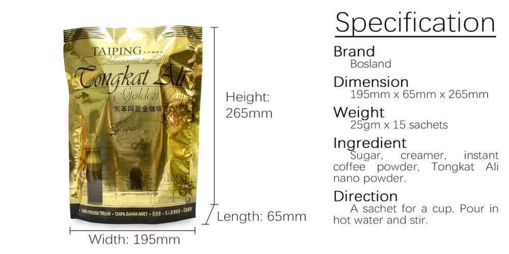 Golden Series Tongkat Ali Coffee