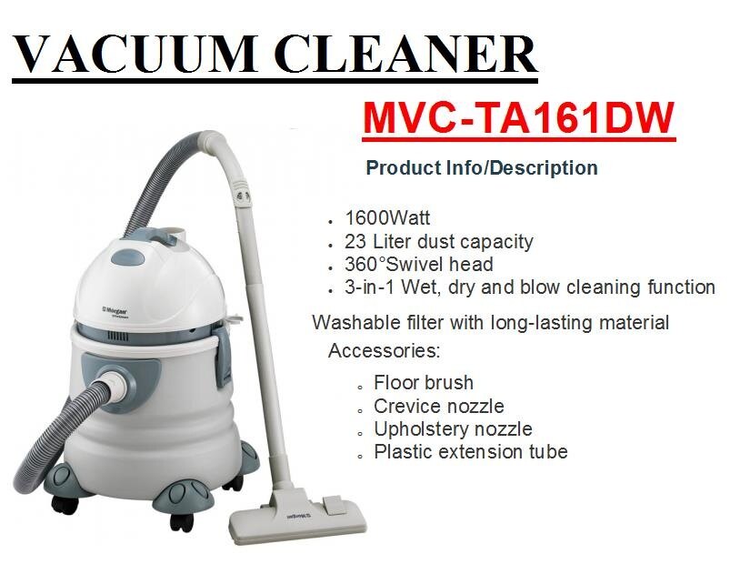 Image result for MORGAN Vacuum Cleaner MVC TA161DW 3 IN 1