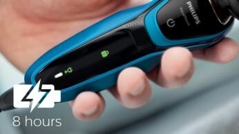 8-hours charging time