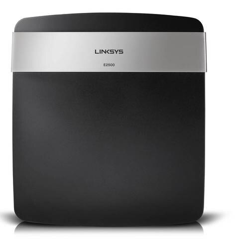 Linksys E2500 Dual Band Smart Wireless Router - N600 (Black)