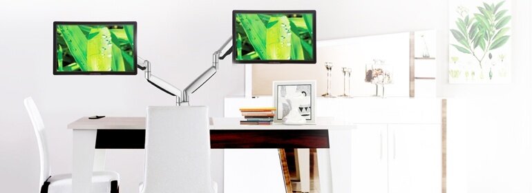 Brateck Ldt10 C024 13 32 Dual Lcd Monitor Desk Mount Stand Lazada The Ldt10 C024 Is A Monitor Desk Mount Stand Which Made With High Grade Die Casting Aluminium It Built Innovative Counterbalance Technology