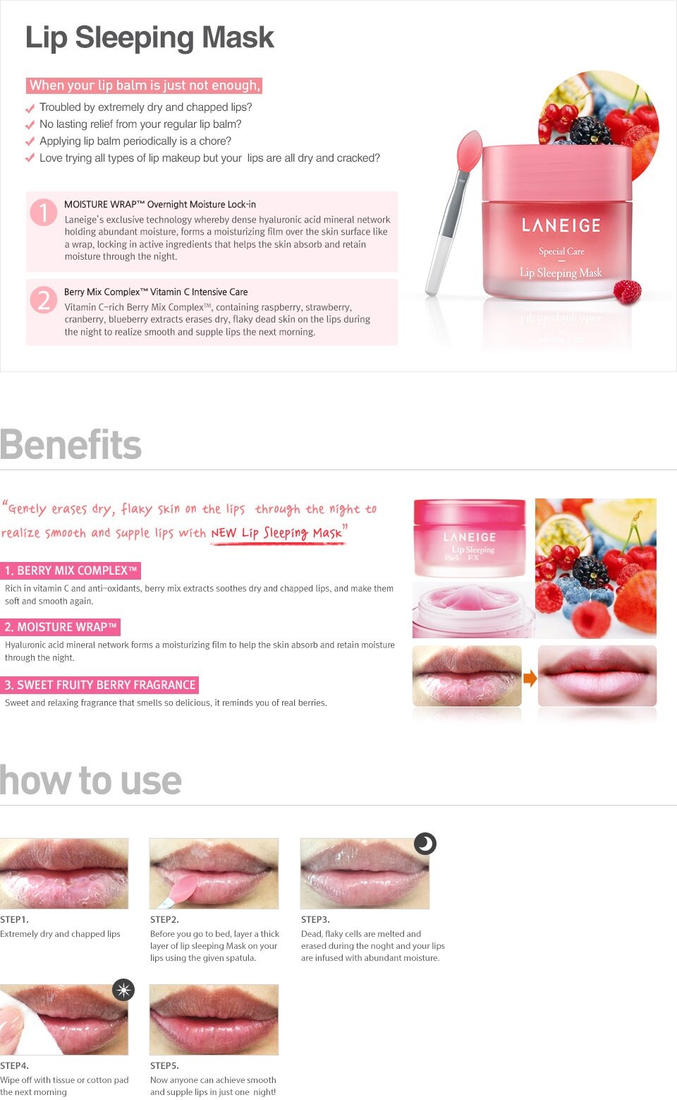 Image result for Laneige Lip Sleeping Mask 20g