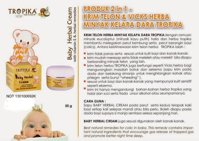Image result for Tropika Baby Herbal Cream 50g