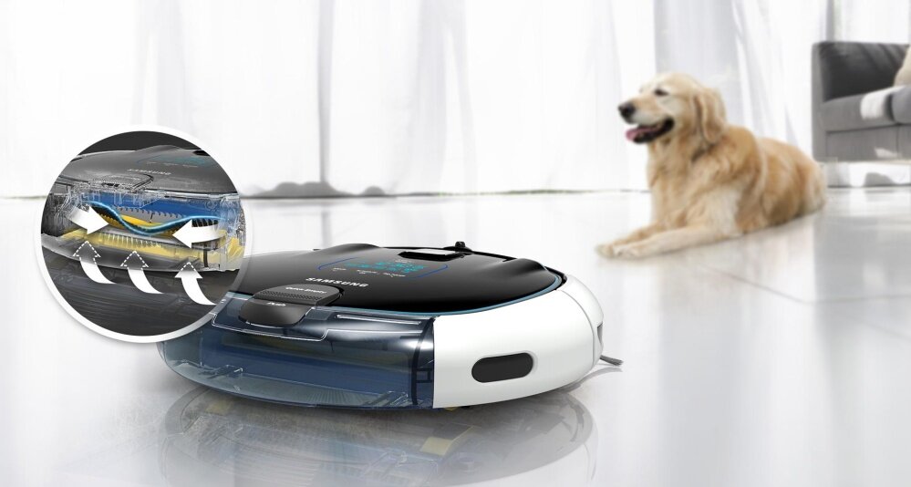 Powerful pick-up of pet hair