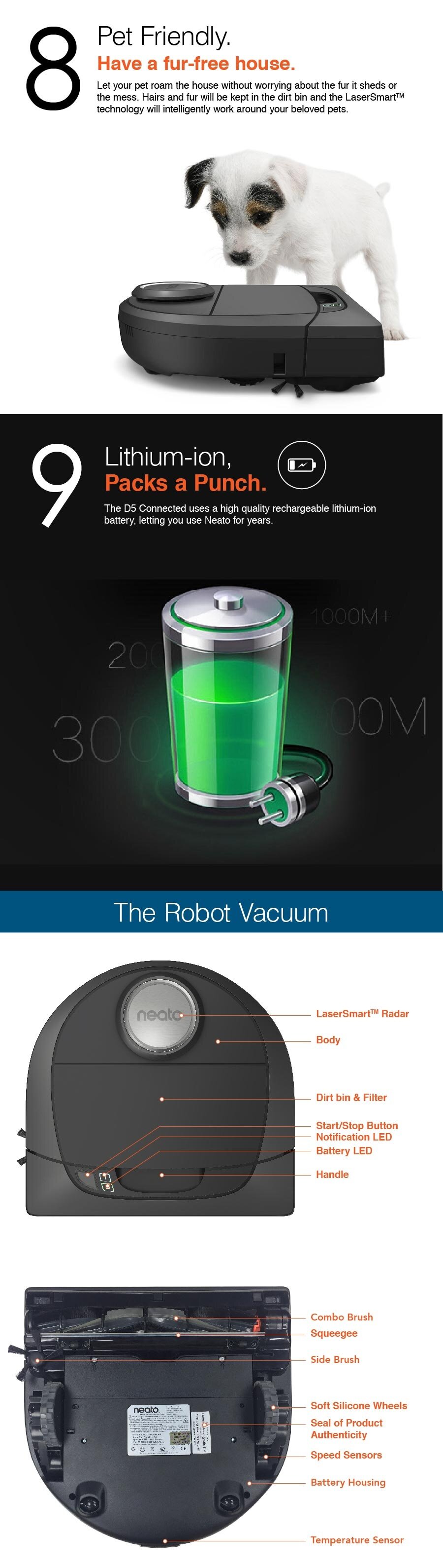Neato D5 robotic vacuum cleaner