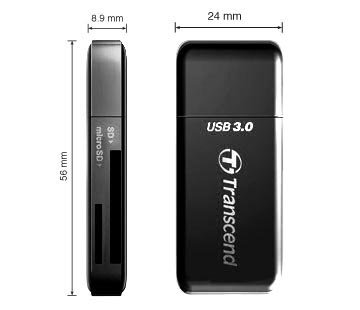 Hasil carian imej untuk transcend usb 3.0 card reader rdf5