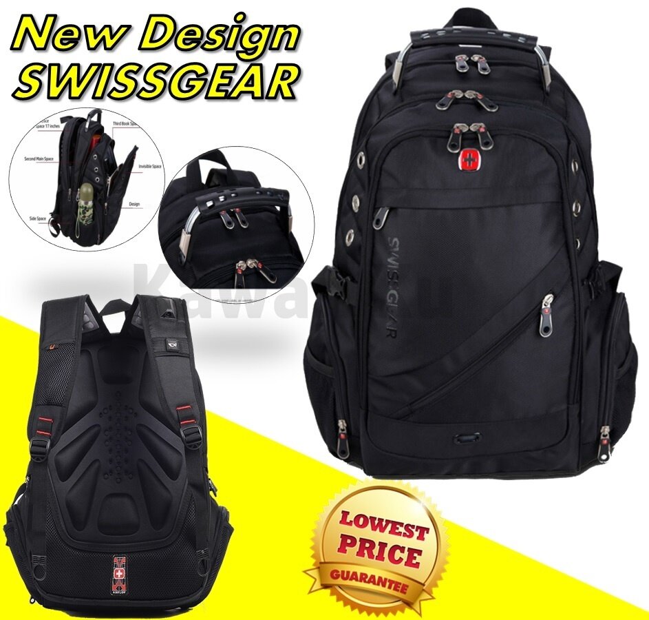 Swiss gear Waterproof Travel Bag School Bag Laptop Backpack Computer Notebook