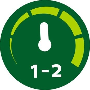 2 speed settings and pulse for maximum control