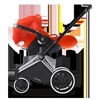 Travel System - With the help of an adapter, the infant car seat can be attached onto any stroller or buggy from CYBEX, gb or other selected brands, so it transforms into a convenient travel system.