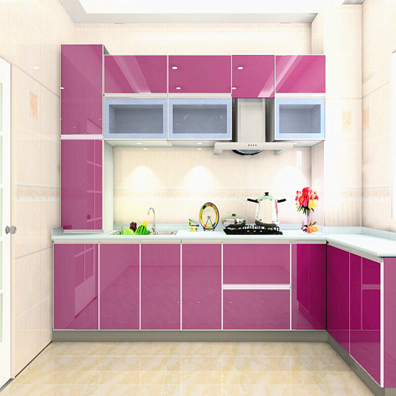 New Glossy Pvc Waterproof Self Adhesive Wallpaper For Kitchen