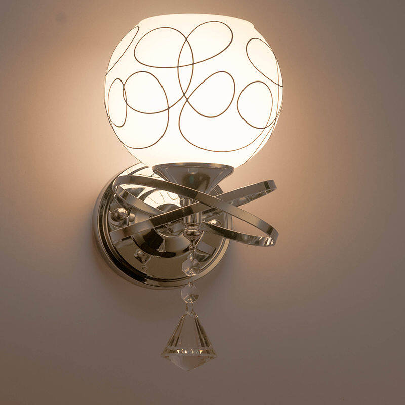 Modern LED Crystal Small Wall Lamp Sconce Lights Bedroom Bedside Lighting Lazada Malaysia