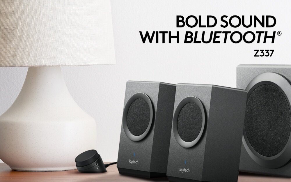 Logitech Z337 Speaker System Sound With Bluetooth Multimedia Speaker