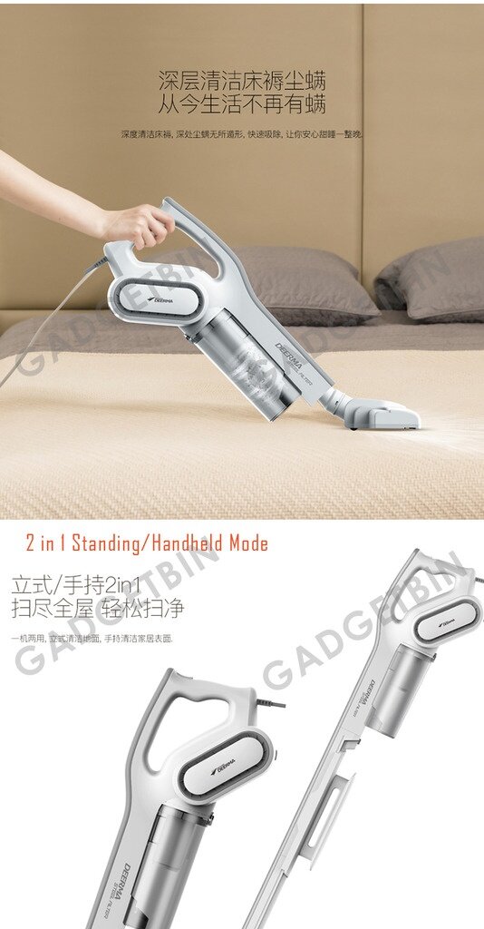 Deerma DX700 2in1 Portable Handheld Strong Suction Vacuum Cleaner ...