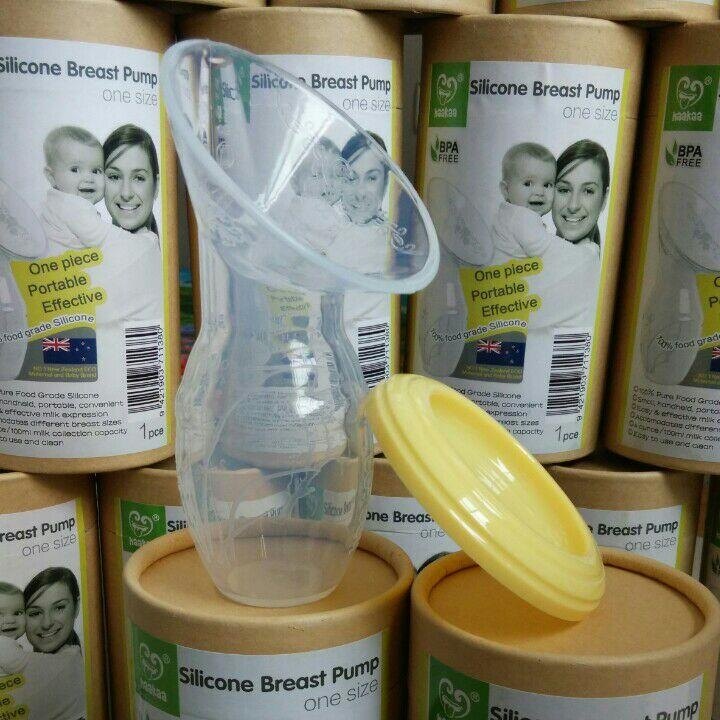 Haakaa Silicone Breast Milk Collector Free Cap Lazada