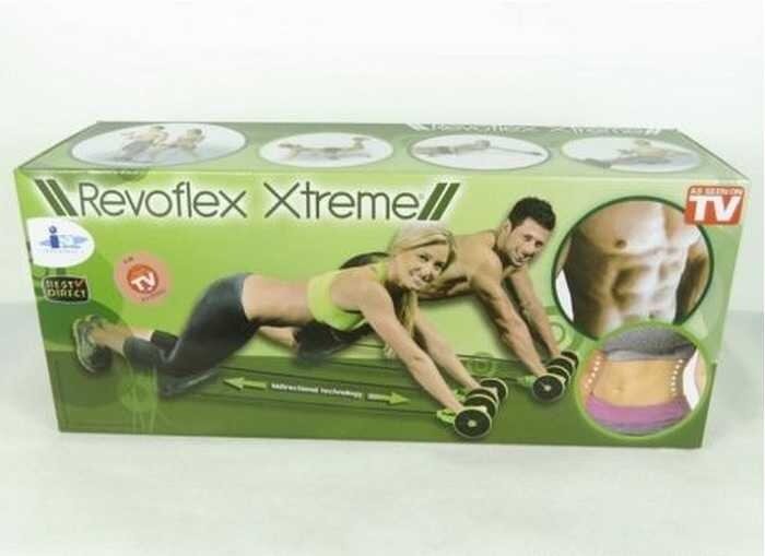 Revoflex Xtreme Roller Workout Bi-drectional Exercise Kit For Flat Tummy