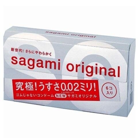 ORIGINAL SAGAMI 0.02 CONDOM - 6 pcs