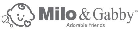 Milo & Gabby Kids Pillow & Pillowcase Set (Dinosaur Designed)