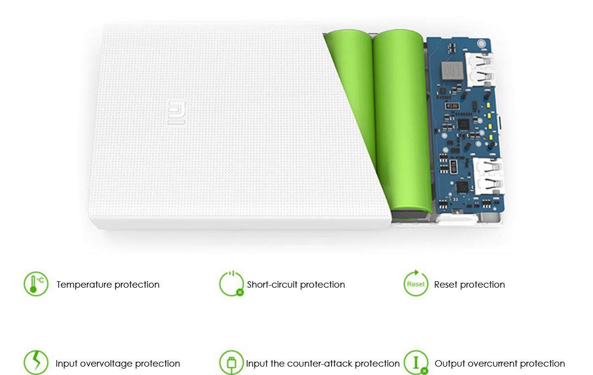 Xiaomi Original Mi 20000mah Dual USB Fast Charging Power
