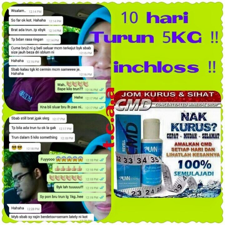 berat turun 10 kg 2 minggu