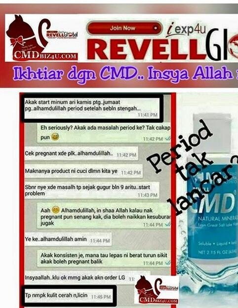 cmd rawat haid teratur