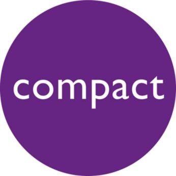 Compact design for easy storage