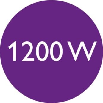 1200W for gentle drying