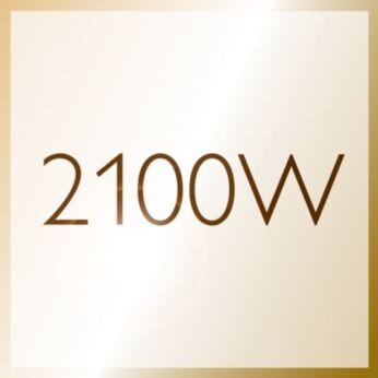 Professional 2100W for great styling results