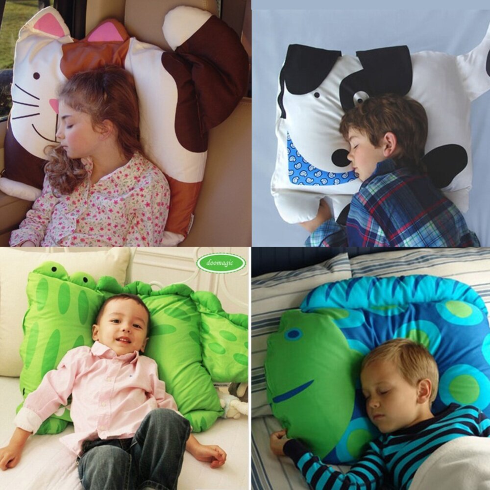 Childrens Cartoon Style Pillow Covers, Pillow Cases Children Large