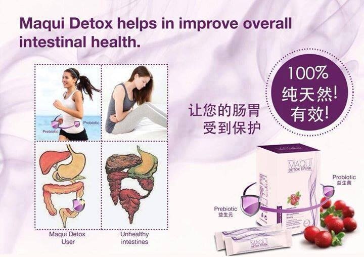 Maqui detox drink slimming