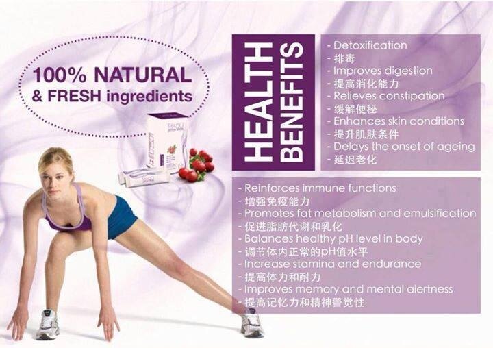 Maqui detox drink slimming