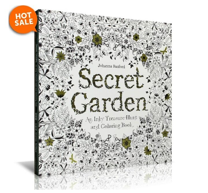 Please Make Sure That Any Color Pen Pencil Is NOT Included Secret Garden Coloring Book English Version