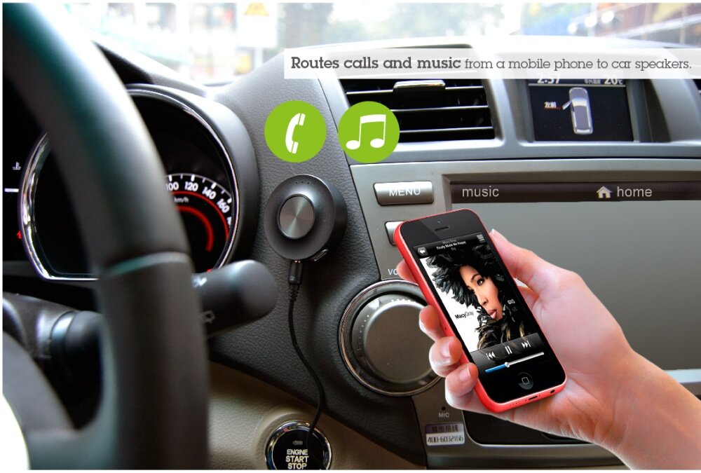 Original Avantree Stereo Bluetooth 4.0 Audio Receiver Car Kit with Car