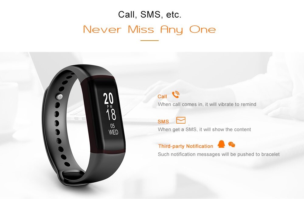 L55 Blood Pressure Heart Rate Monitor Healthy Smart Bracelet L55 Blood Pressure Heart Rate Monitor Healthy Smart Bracelet